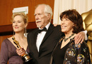 Meryl Streep, Robert Altman and Lily Tomlin at 2006 Oscars